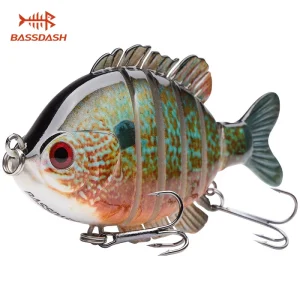 Multi Jointed Panfish Bluegill Topwater 4 Colors