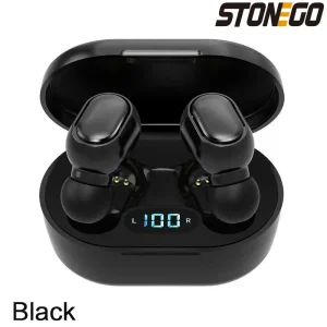 Wireless Bluetooth 5.0 Earbuds, Touch Control Noise-Cancelling