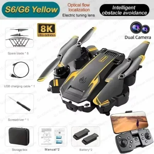 S6/G6 GPS Drone 4K Professional HD Camera Foldable Quadcopter