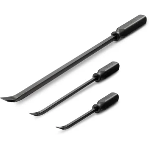 TEKTON Angled End Handled Pry Bar Set, 3-Piece (12, 17, 25 in.)