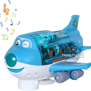 Electric Kid Transformation Aircraft Music Simulation Boy Toy