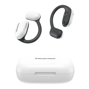 Open Ear Headphones Bluetooth Immersive Stereo Sound, Noise-Cancel