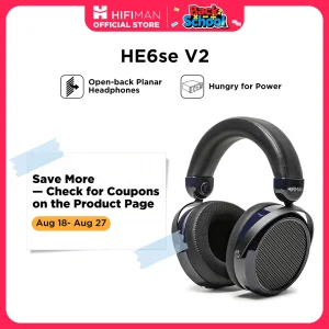 HIFIMAN Full-Size Over Ear Planar Magnetic Audiophile Headphones