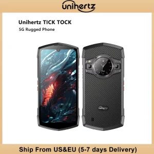 Unihertz  5G Rugged Smartphone Android 128GB 48MP Camera Cellphone Dual-Screen Waterproof