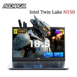 18.5"Laptop Computer Windows 11 PRO 16GB DDR4 RAM 512GB SSD Wifi5