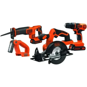 BLACK+DECKER 20V MAX Power Tool Combo Kit, 4-Tool Set with 2 Batteries