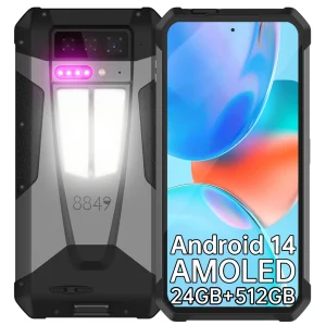 8849 Tank 4 Rugged Smartphone Projector 720P 100 Lumen 5G 6.78'' AMOLED