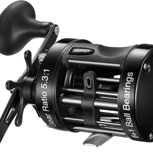 Reinforced Metal Baitcasting Fishing Reel