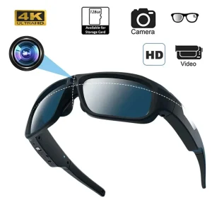 4K 64GB HD FPV Smart Glasses Camera Video Recording