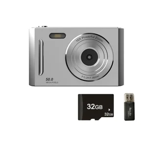 4K Digital Camera Dual Camera Flash Portable Card Entry