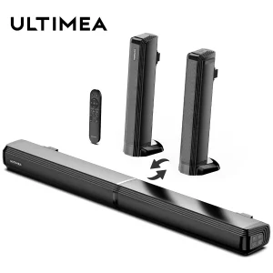 100W 2.2ch TV Sound Bar, 2-in-1 Detachable Bluetooth Soundbar